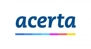 Acerta logo blauwe letters met achtergrond (1)